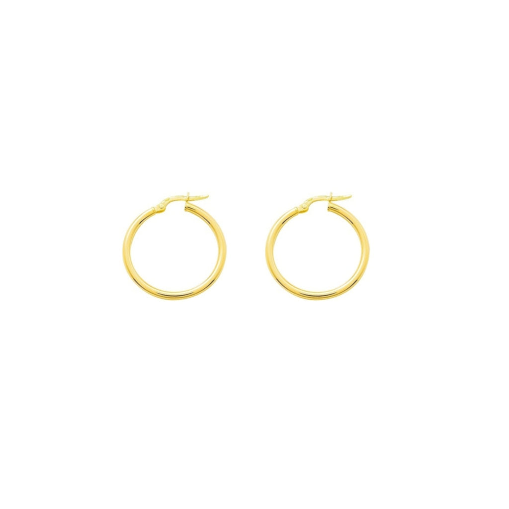 9 Carat Gold Hoop Earrings 2cm