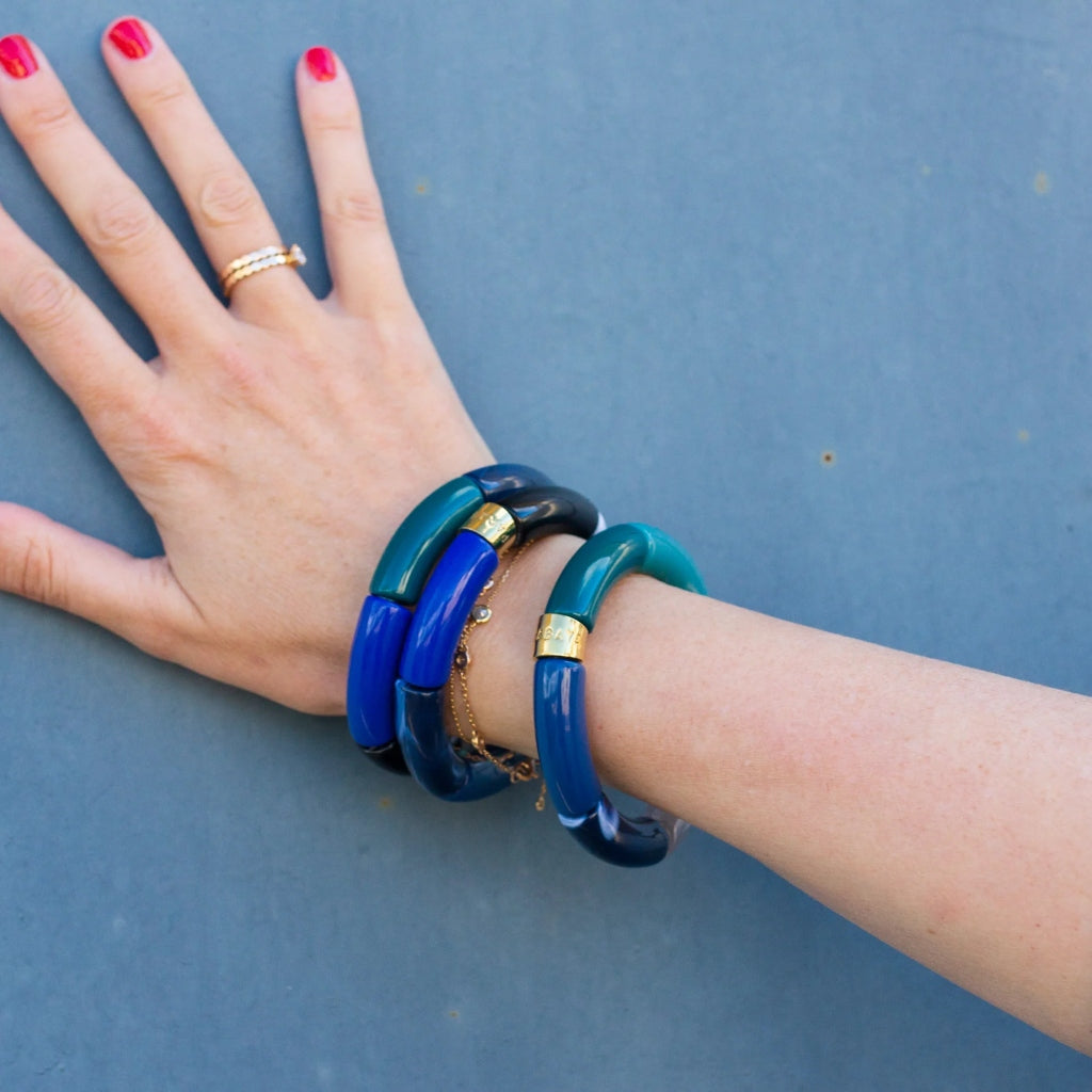 Colourful Resin Bracelet | Trovao | Parabaya