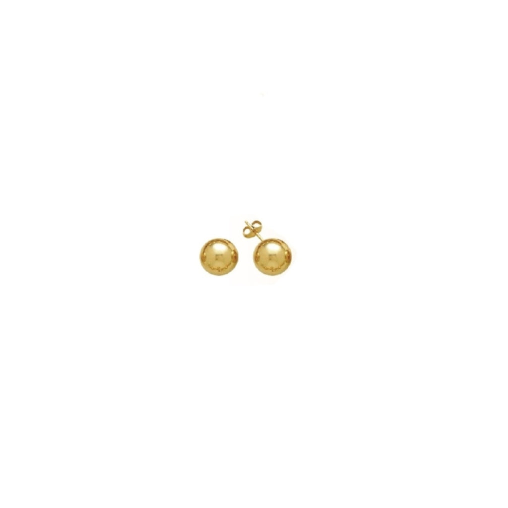 Gold Ball Stud Earrings | Delme