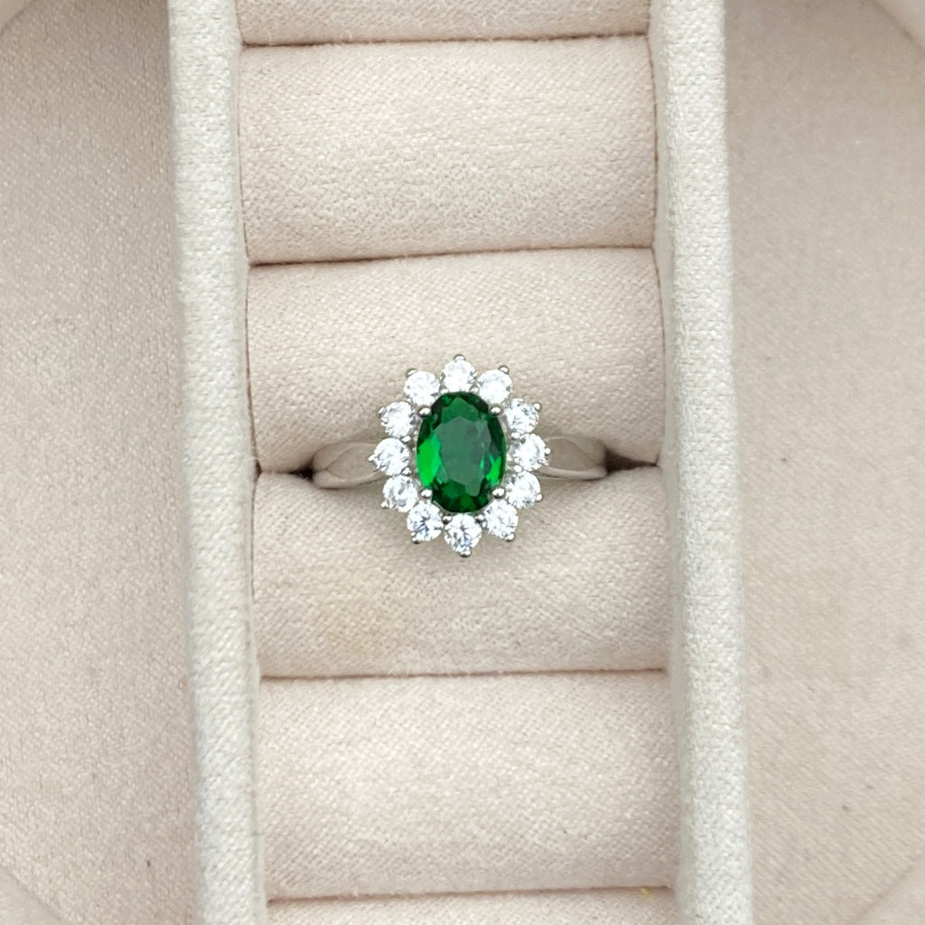 Florina Silver Cluster Ring