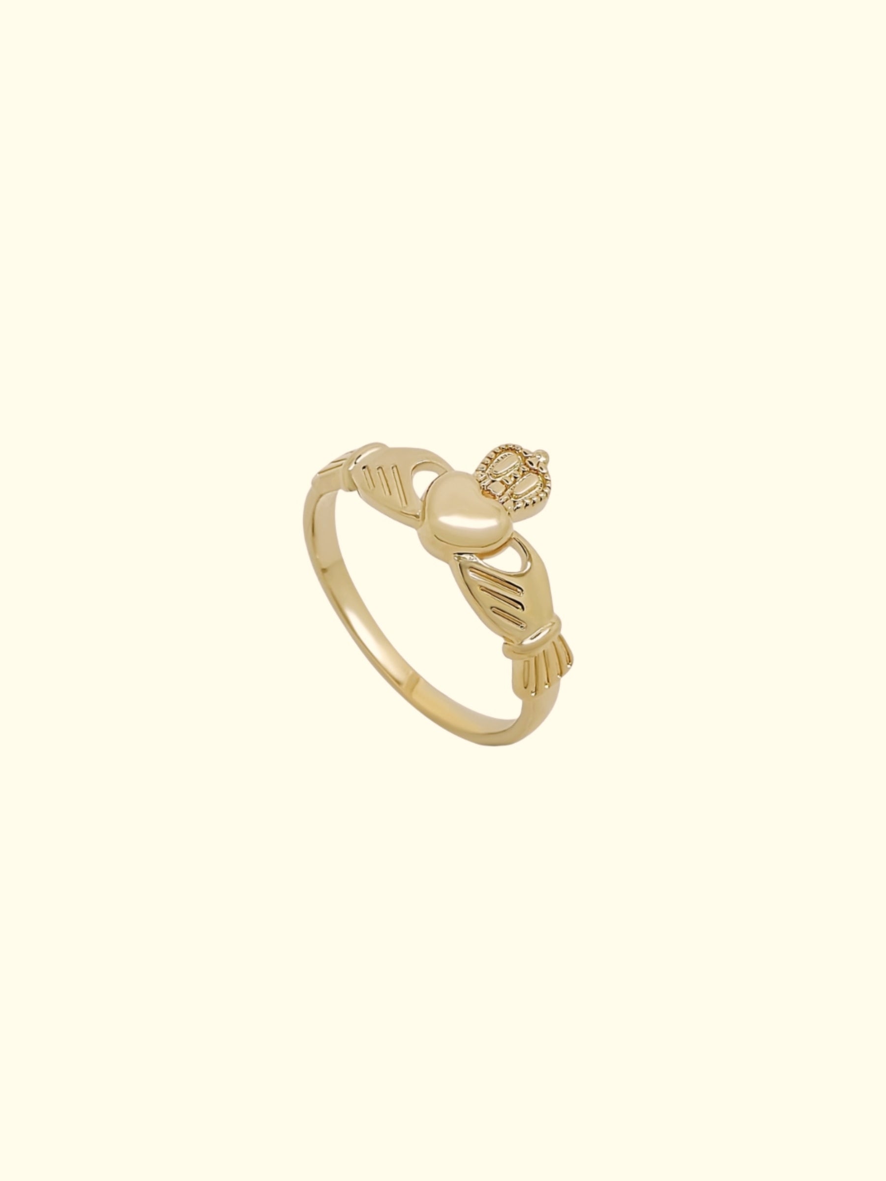Gold Claddagh Ring | Croia