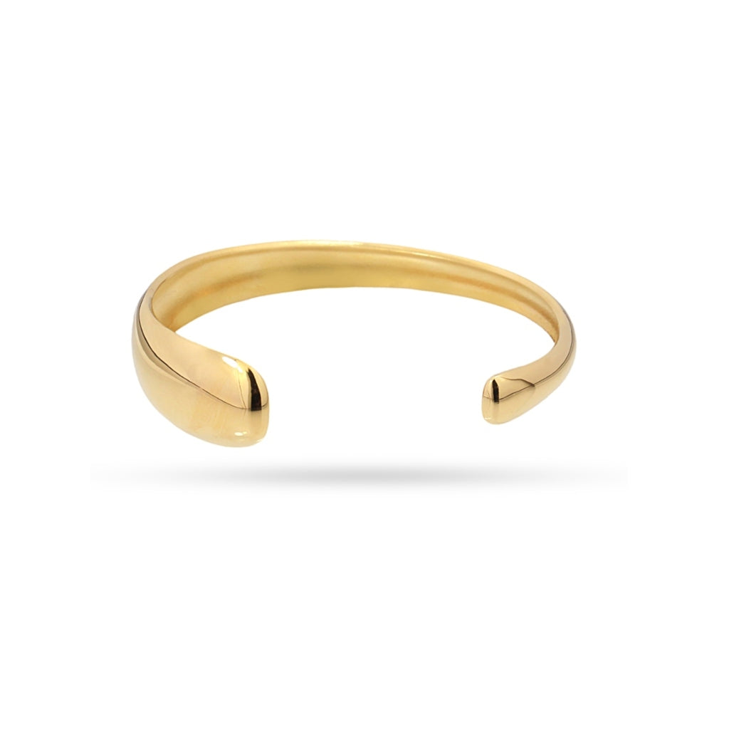Gold Minimalist Cuff Bangle Bracelet | Anartxy