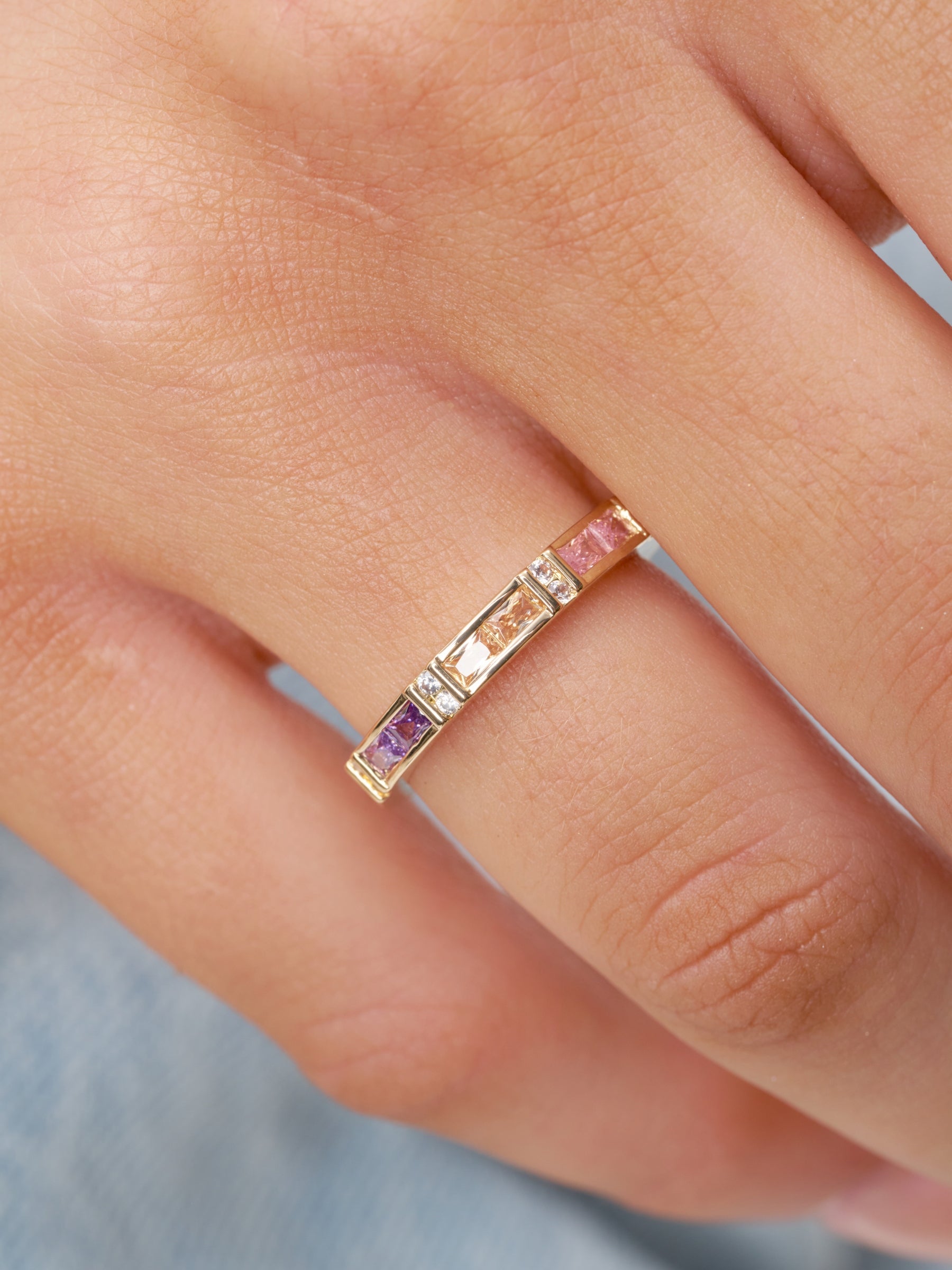 Gold Pastel Tones Ring | Rumi