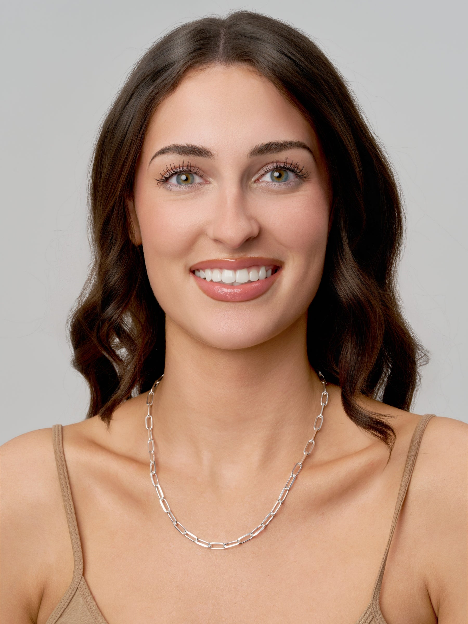 Silver Chunky Paperclip Necklace | Matea