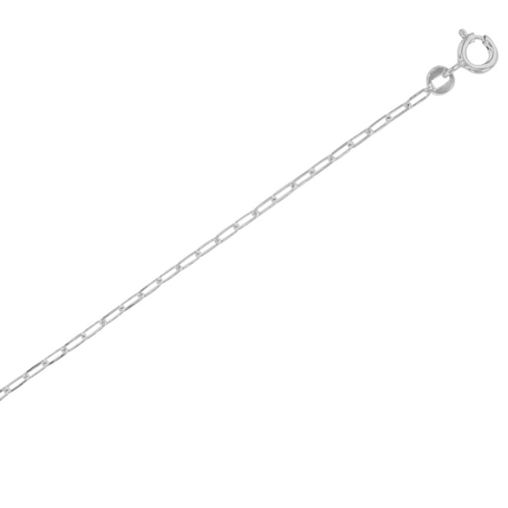 Silver Paperclip Chain Necklace