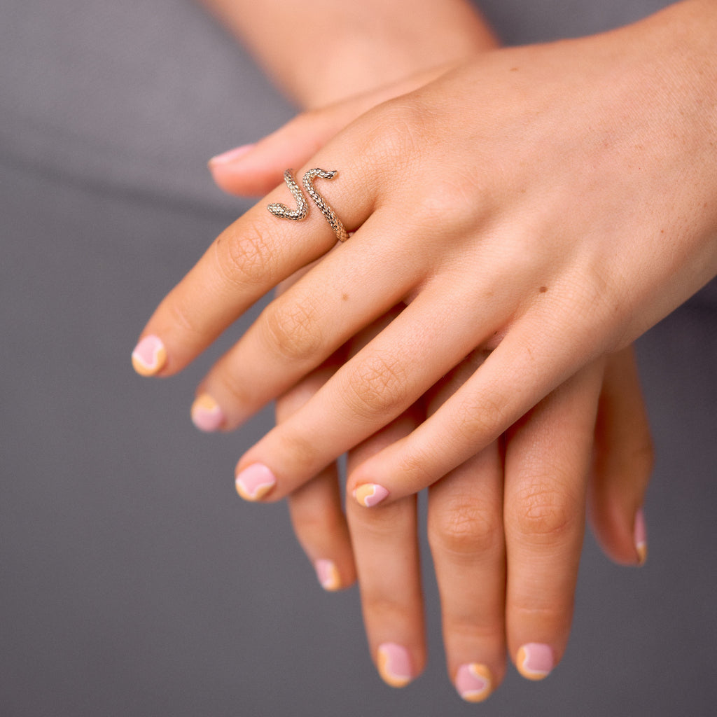 Kleo Gold Snake Ring
