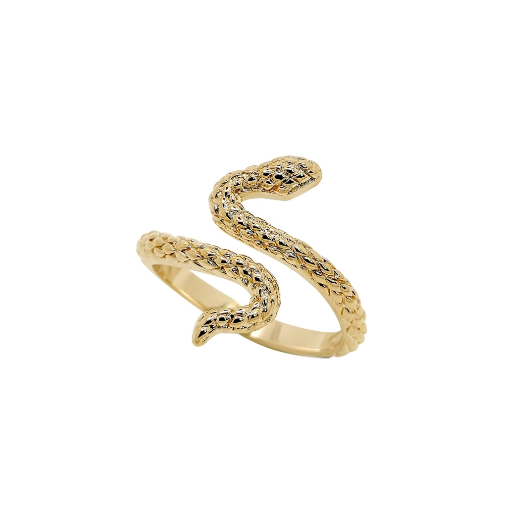 Kleo Gold Snake Ring