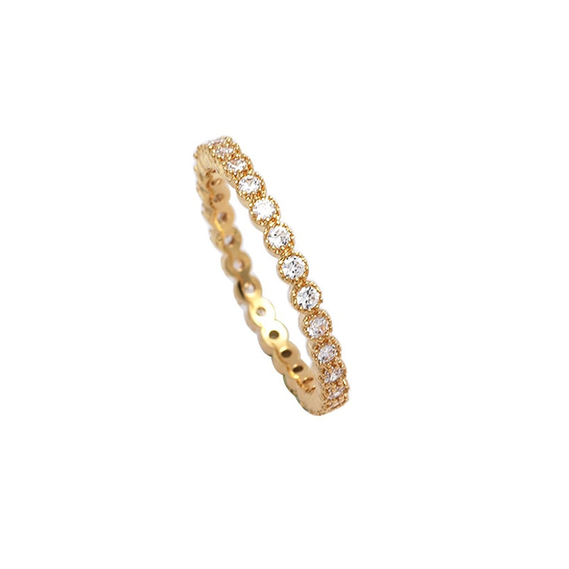 Vermio Gold Delicate Eternity Ring