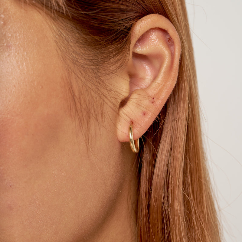 9 Carat Gold Hoop Earrings