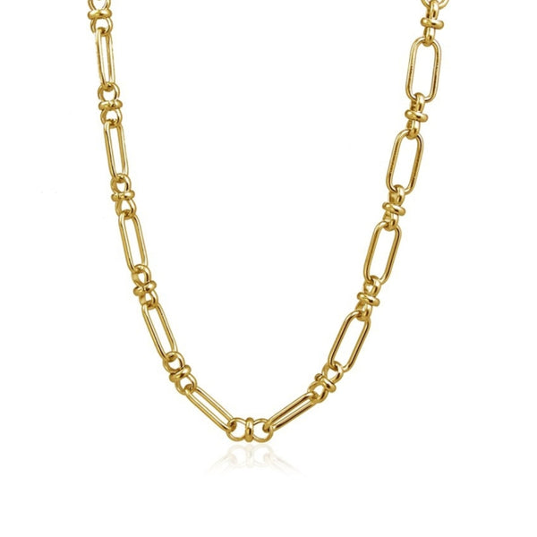 Gold Chunky Link Chain Necklace | Anartxy