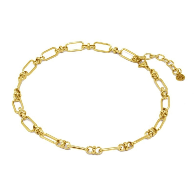 Gold Chunky Link Chain Necklace | Anartxy