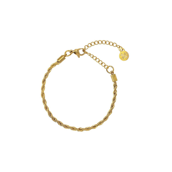 Gold Rope Chain Bracelet | Anartxy