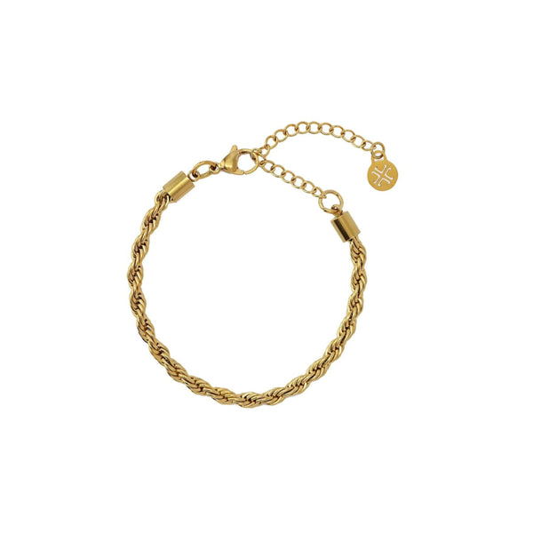 Gold Rope Chain Bracelet | Anartxy