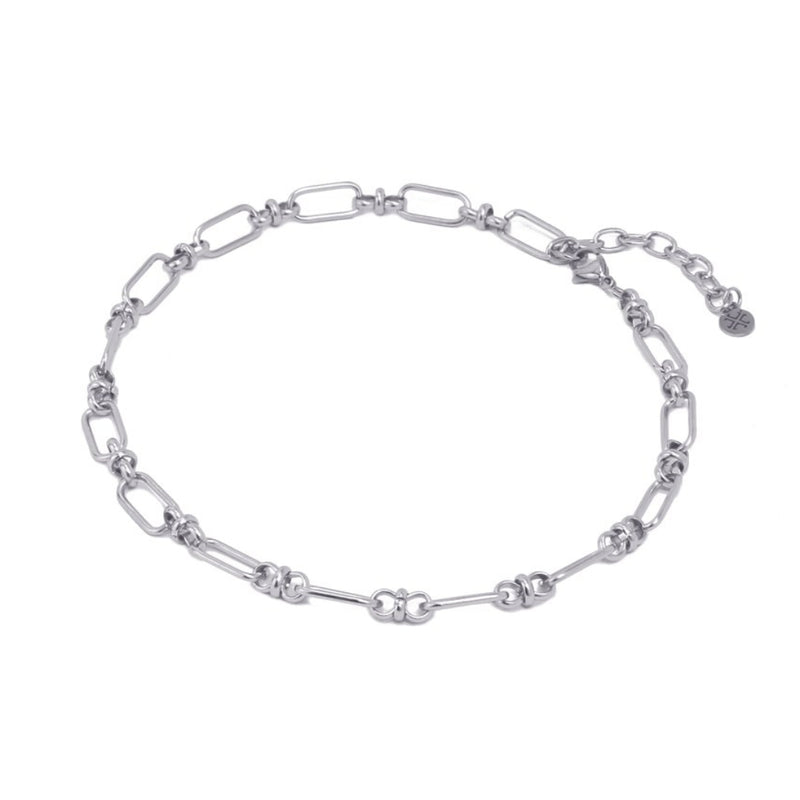 Silver Chunky Link Chain Necklace | Anartxy