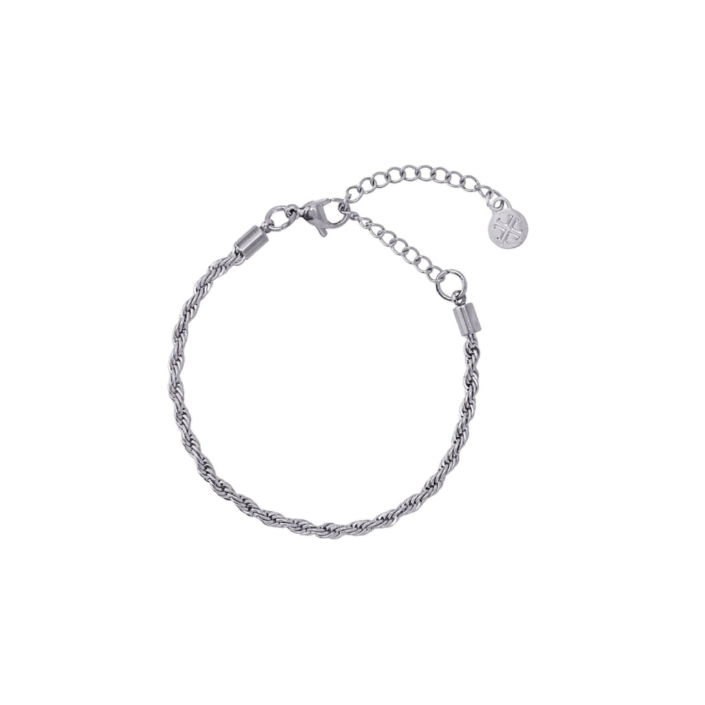 Silver Rope Chain Bracelet | Anartxy