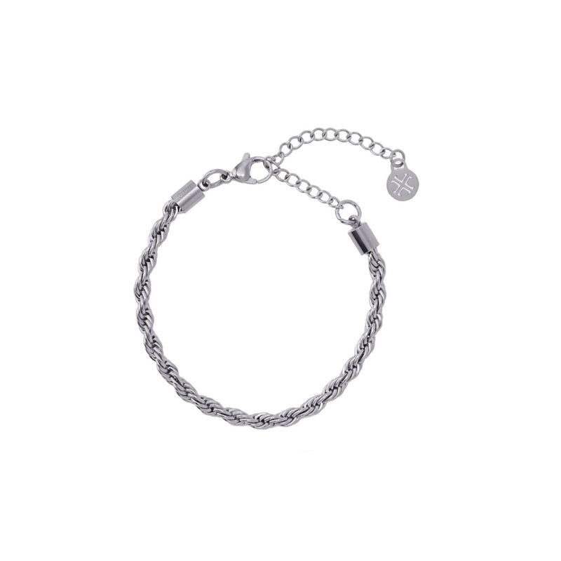 Silver Rope Chain Bracelet | Anartxy