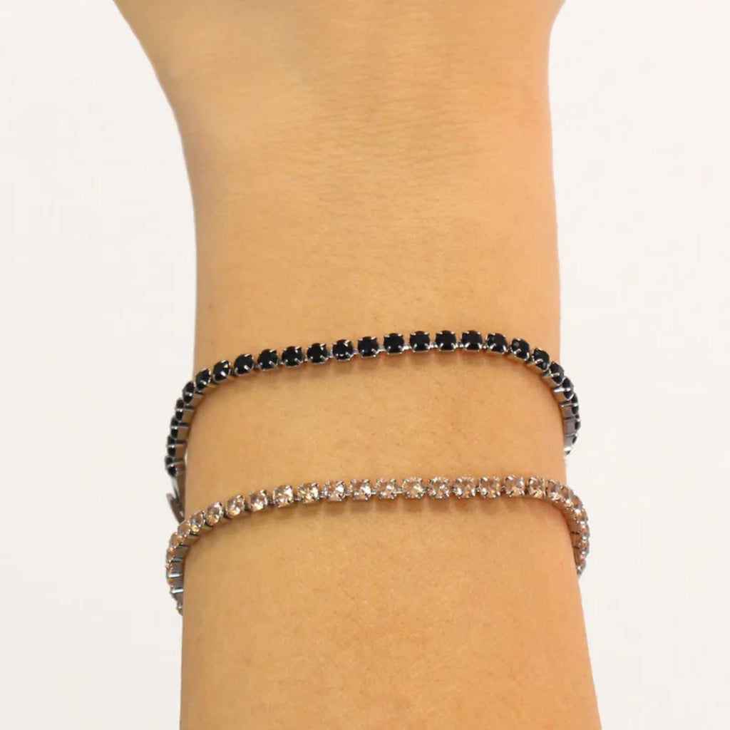 Silver Tennis Bracelet | Anartxy