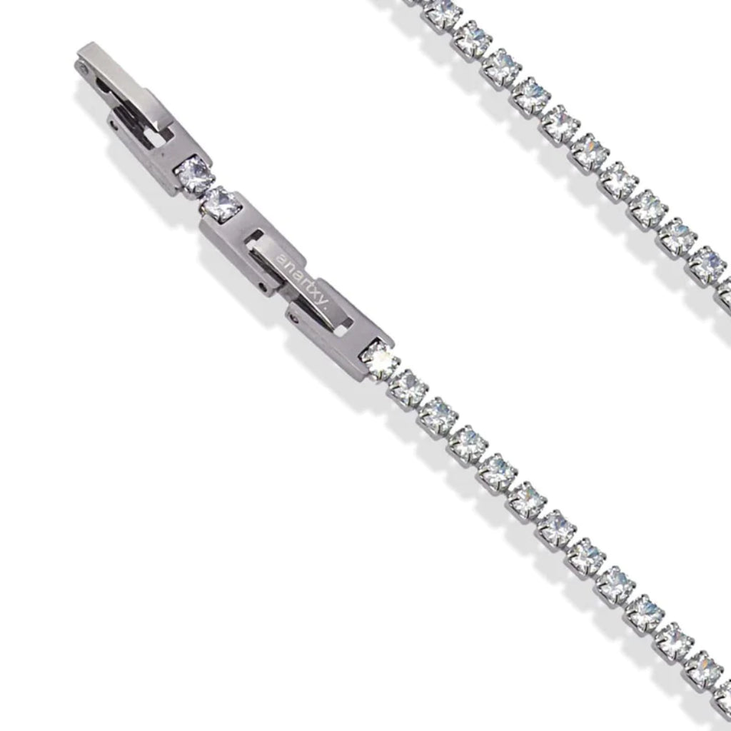 Silver Tennis Bracelet | Anartxy