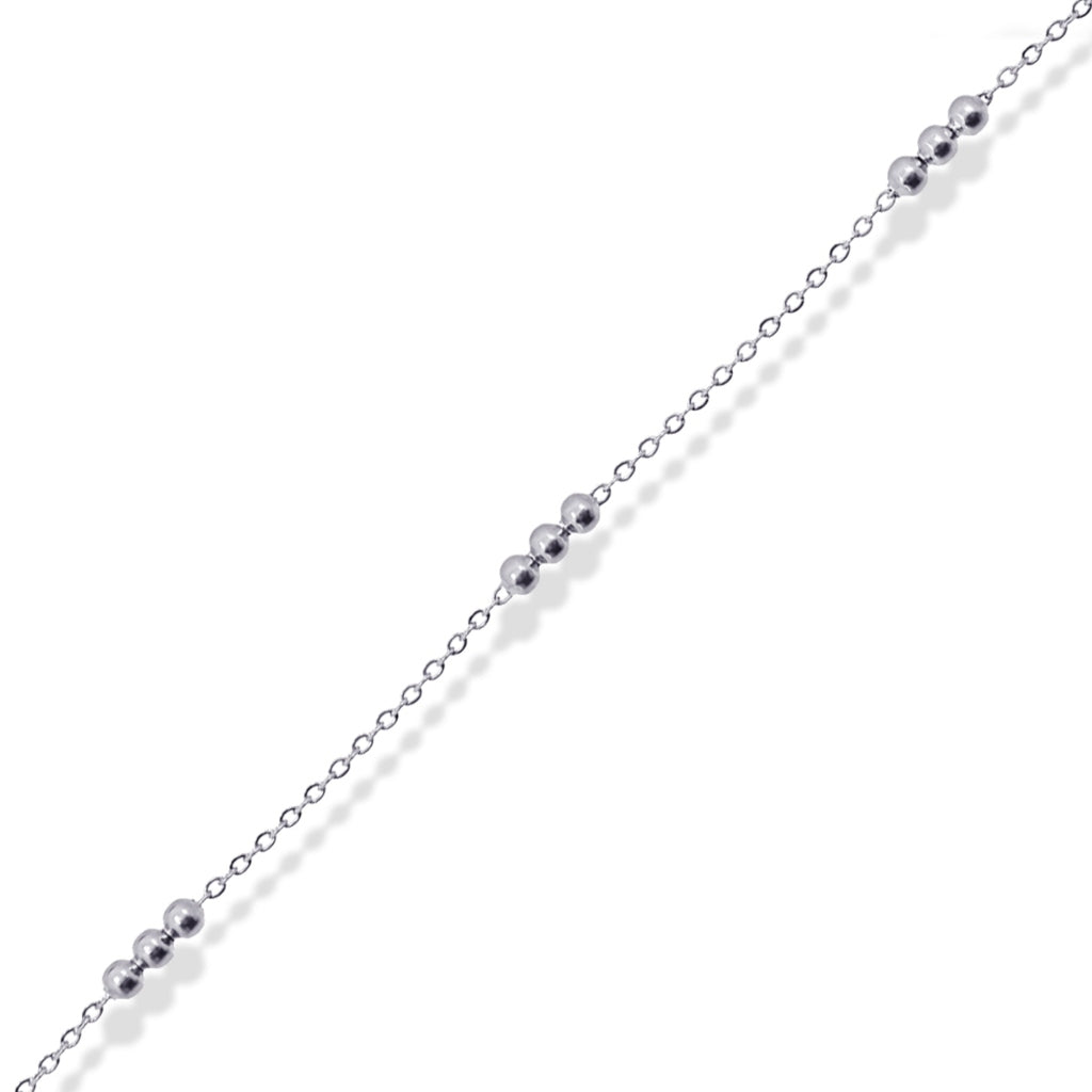 Beaded Detail Chain Anklet | Anartxy