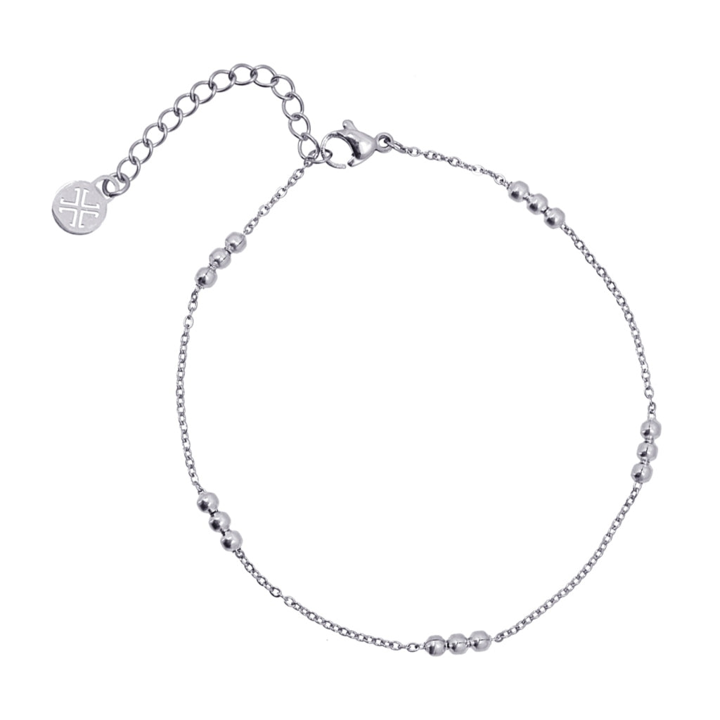 Beaded Detail Chain Anklet | Anartxy