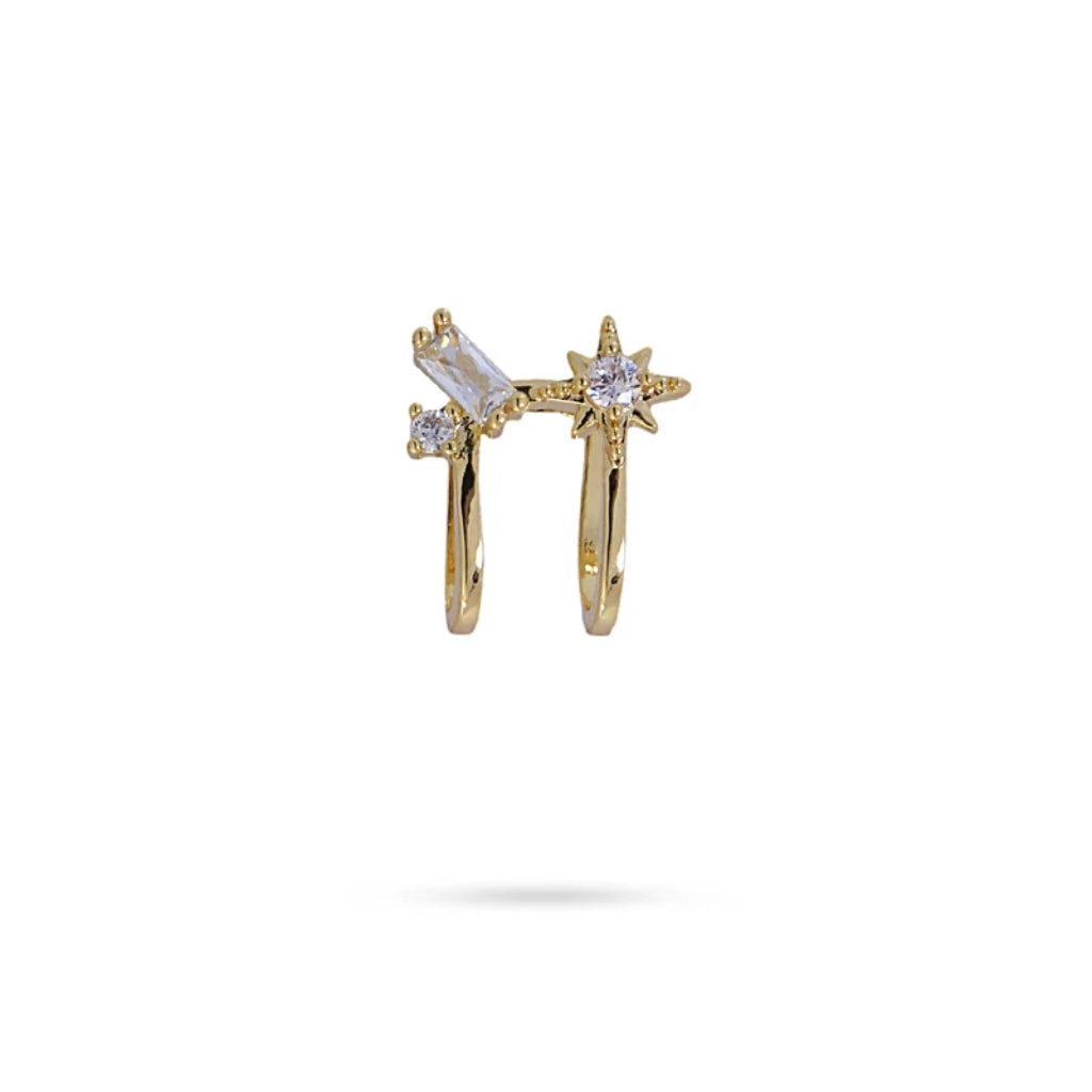 Celestial Double Band Ear Cuff | Anartxy