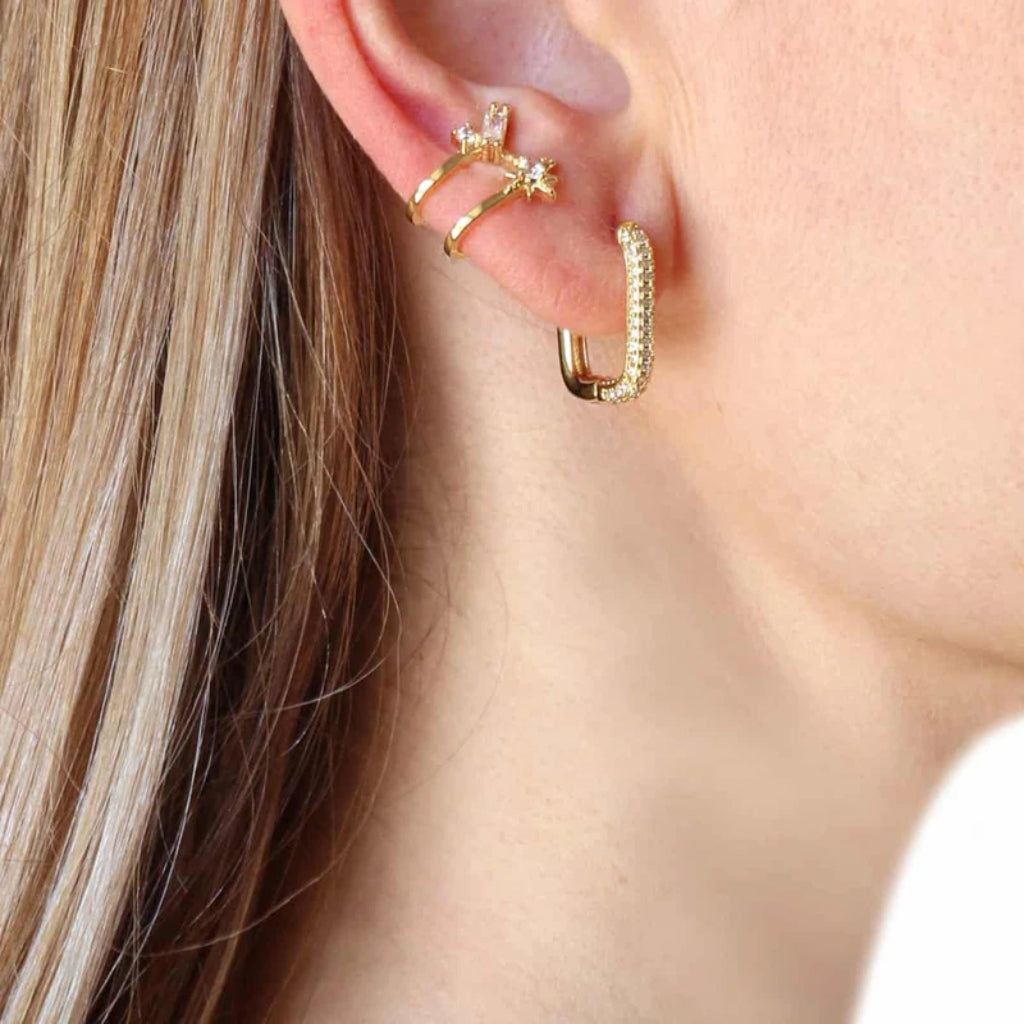 Celestial Double Band Ear Cuff | Anartxy