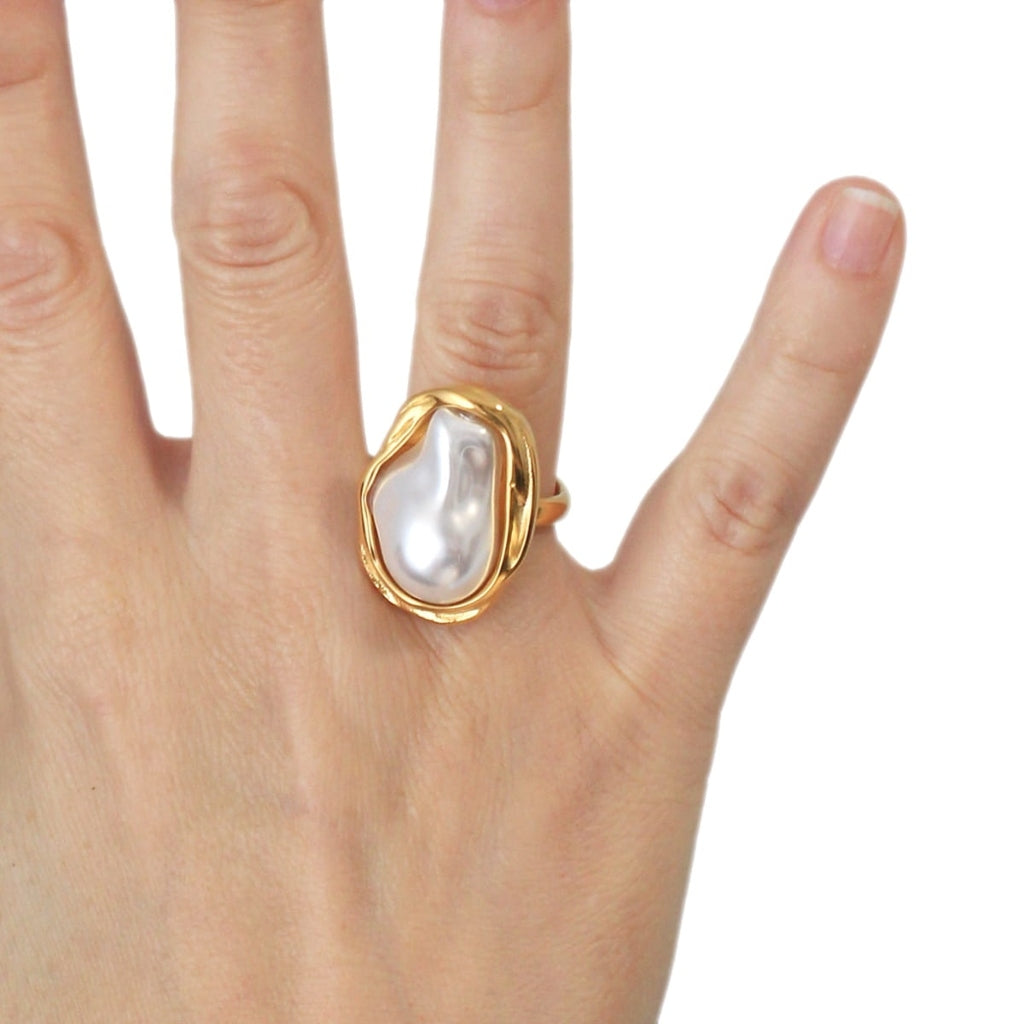 Chunky Pearl Ring | Anartxy