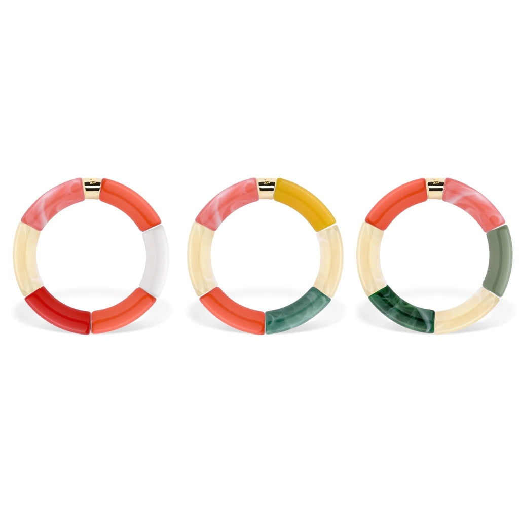 Colourful Resin Bracelet | Beijaflor | Parabaya