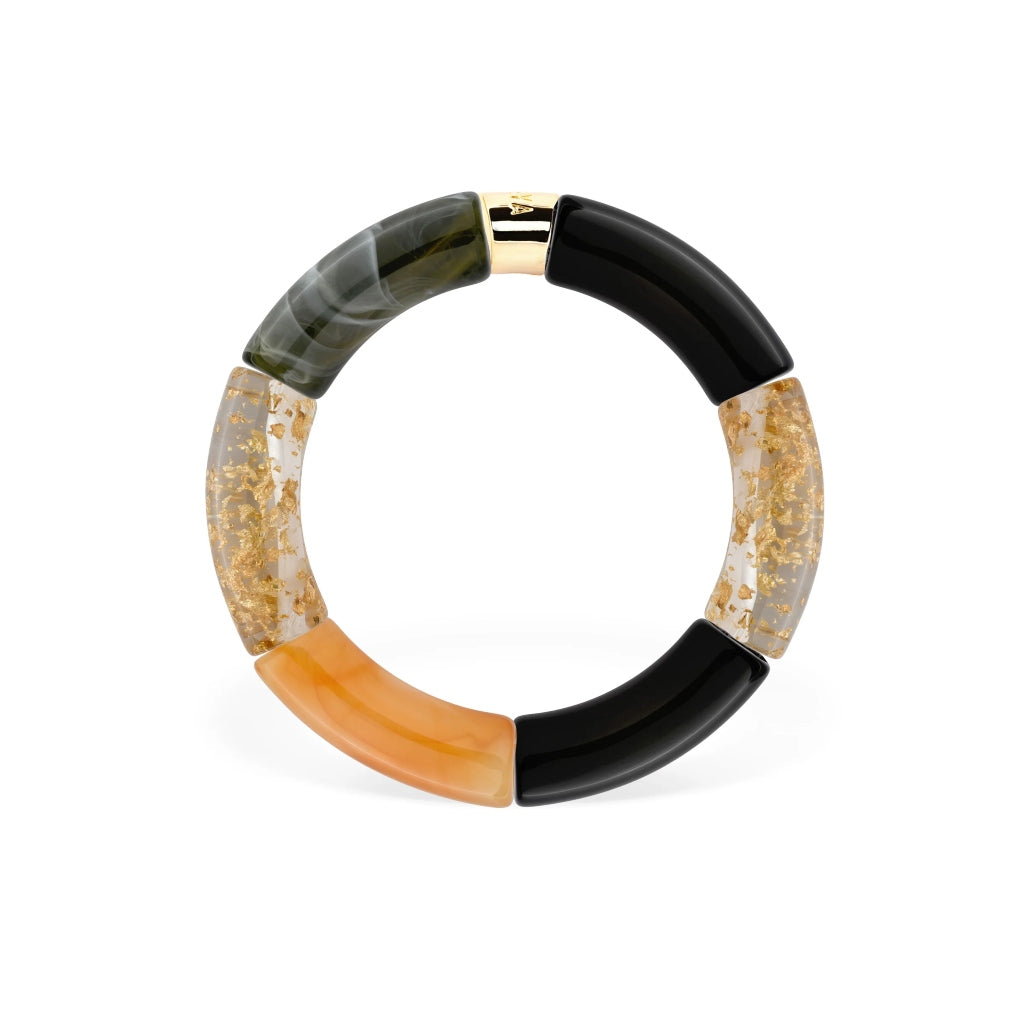 Colourful Resin Bracelet | Black Night | Parabaya