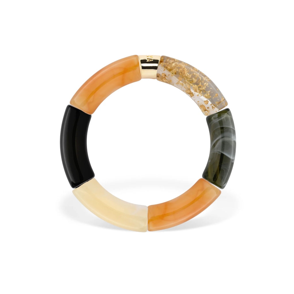 Colourful Resin Bracelet | Black Night | Parabaya