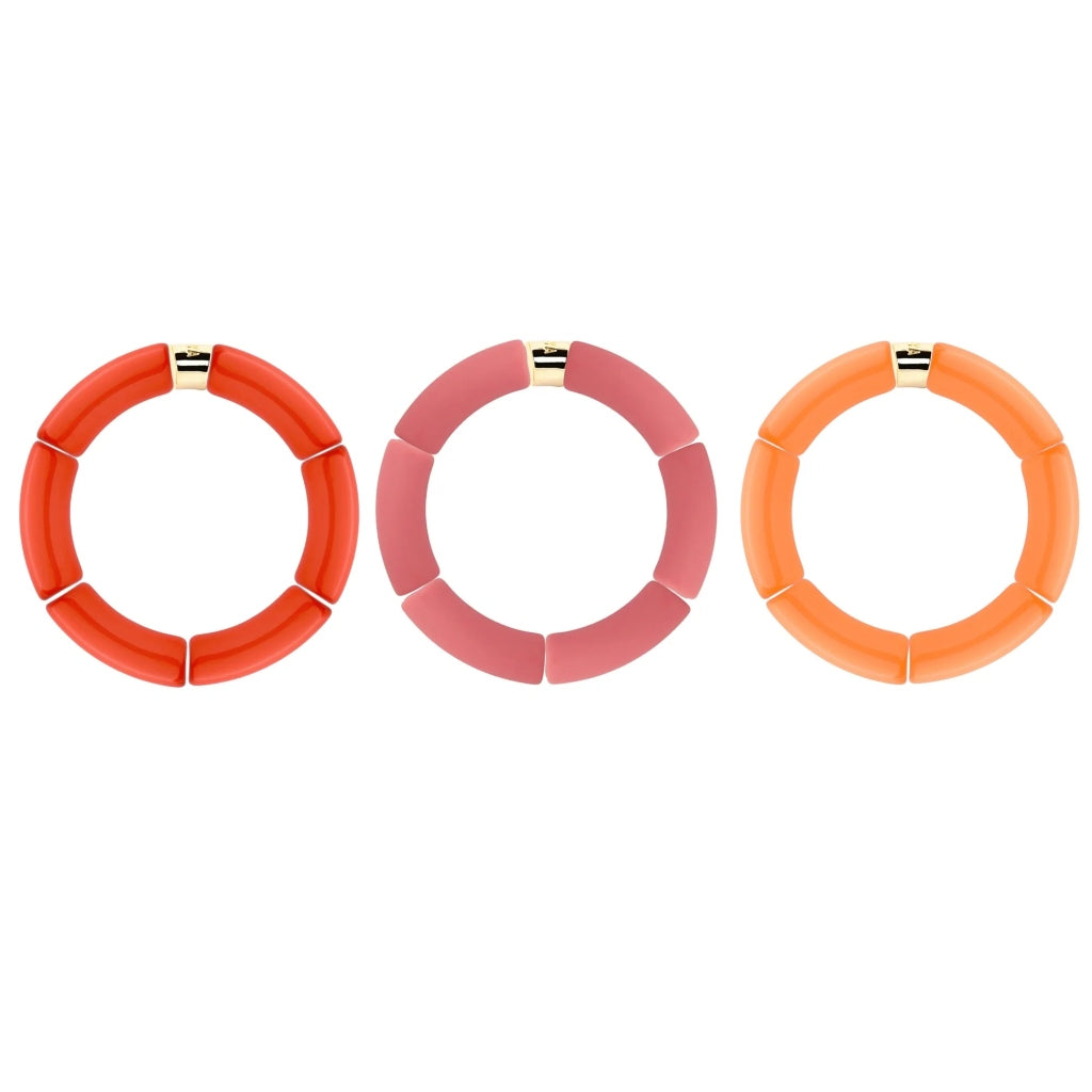 Colourful Resin Bracelet | Fogo Mono | Parabaya