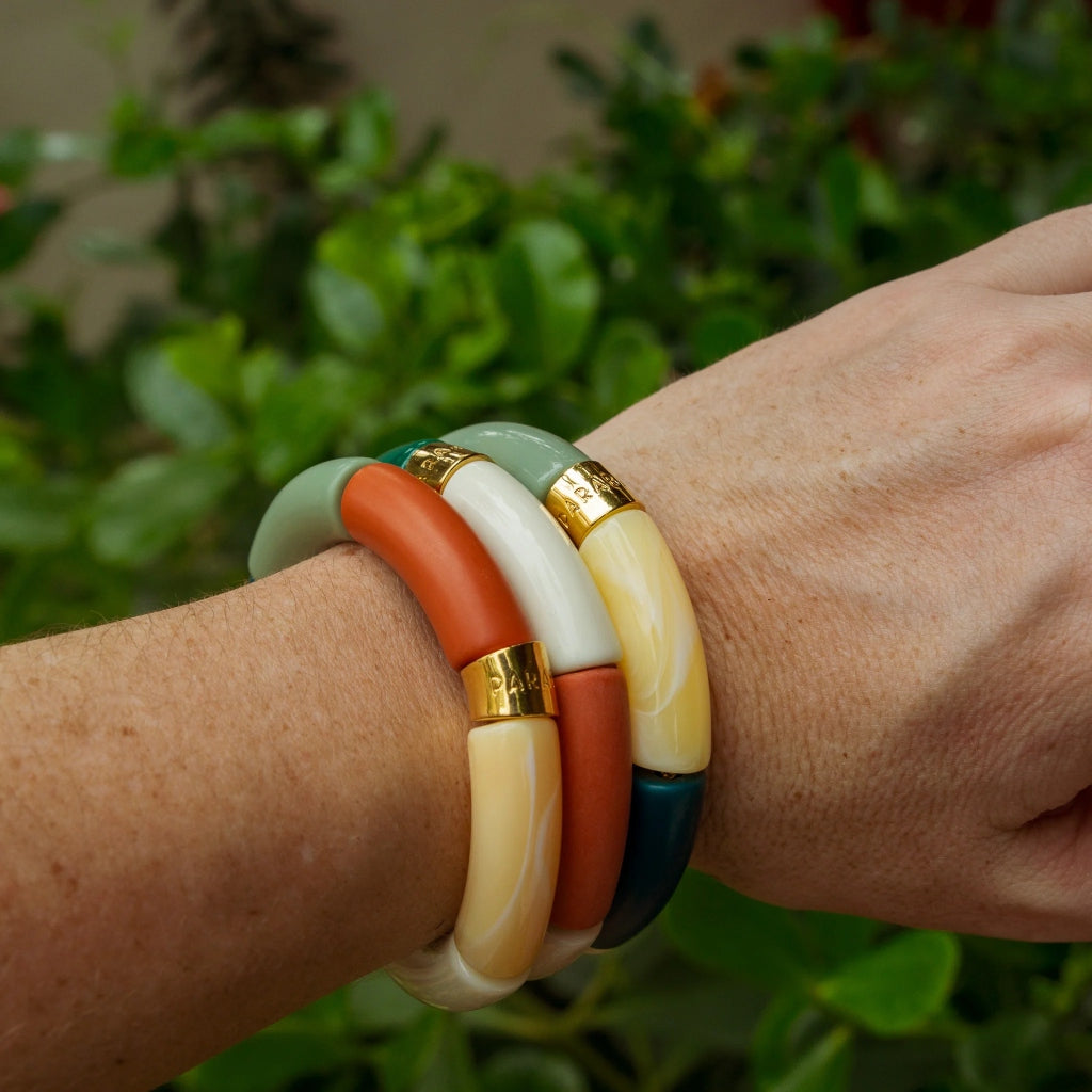 Colourful Resin Bracelet | Mata | Parabaya