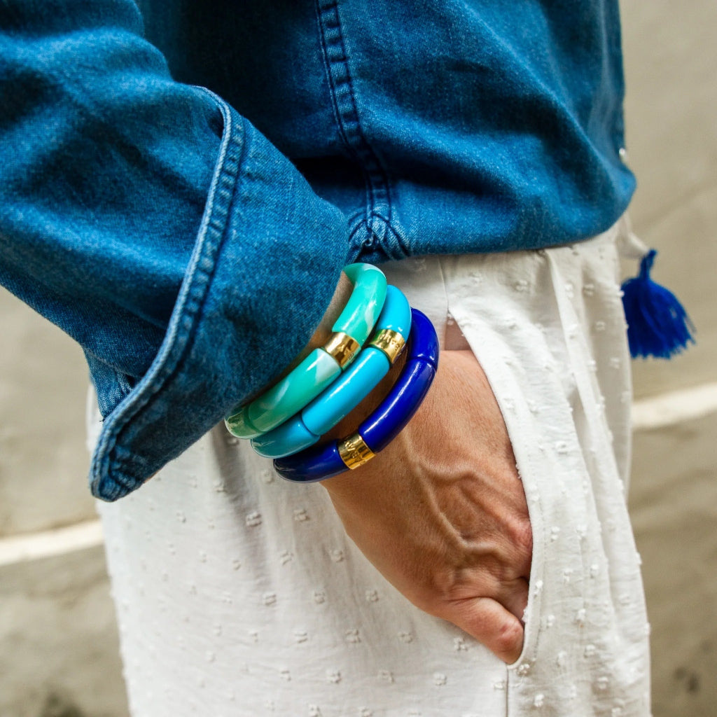 Colourful Resin Bracelet | Oceano Mono | Parabaya