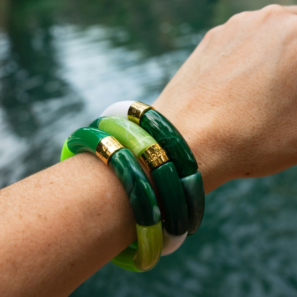 Colourful Resin Bracelet | Palmeira | Parabaya