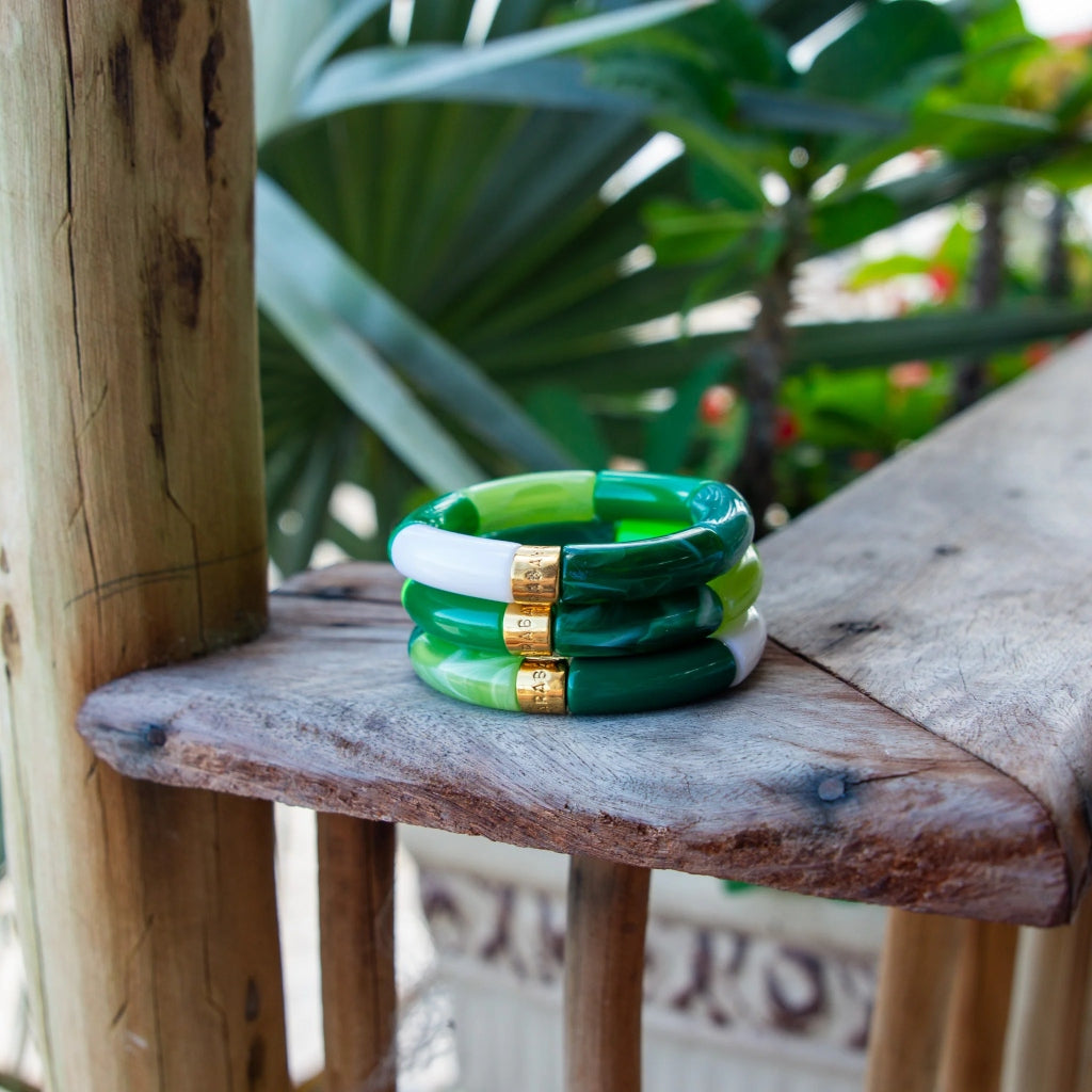 Colourful Resin Bracelet | Palmeira | Parabaya