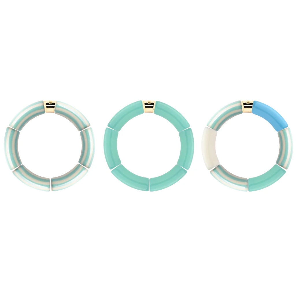 Colourful Resin Bracelet | Riviera Lagon | Parabaya