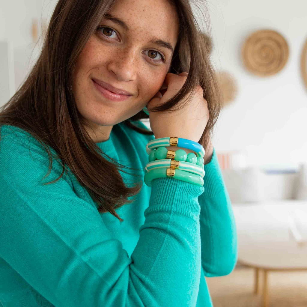 Colourful Resin Bracelet | Riviera Lagon | Parabaya