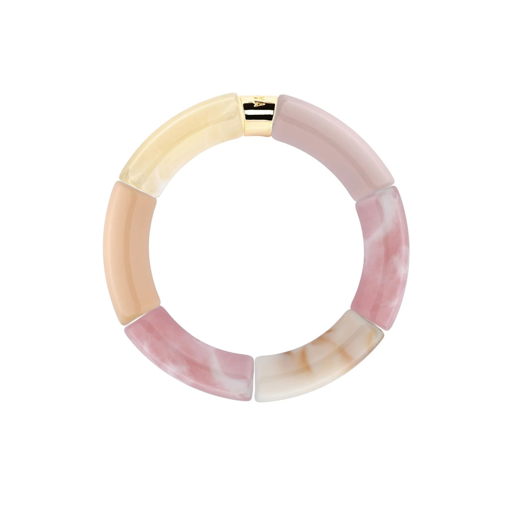 Colourful Resin Bracelet | Rosa | Parabaya