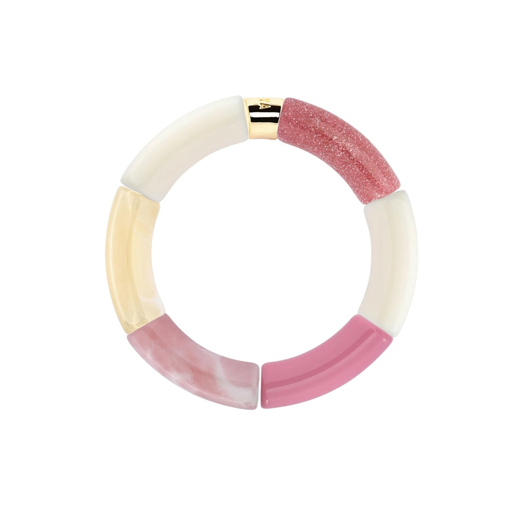 Colourful Resin Bracelet | Rosa | Parabaya