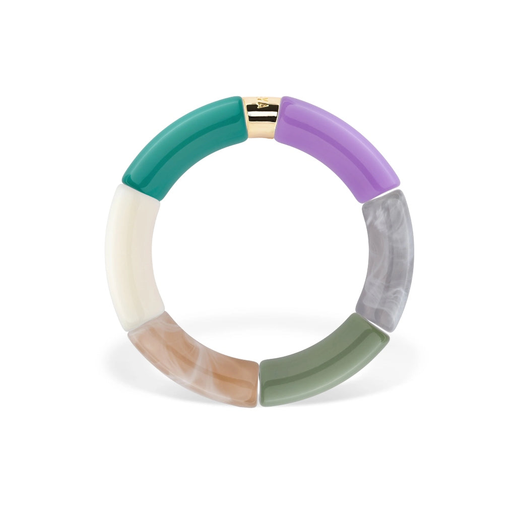 Colourful Resin Bracelet | Roxo | Parabaya