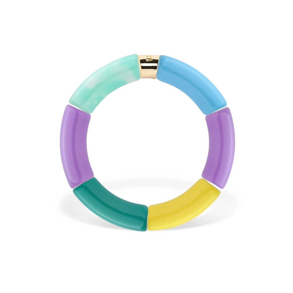 Colourful Resin Bracelet | Roxo | Parabaya