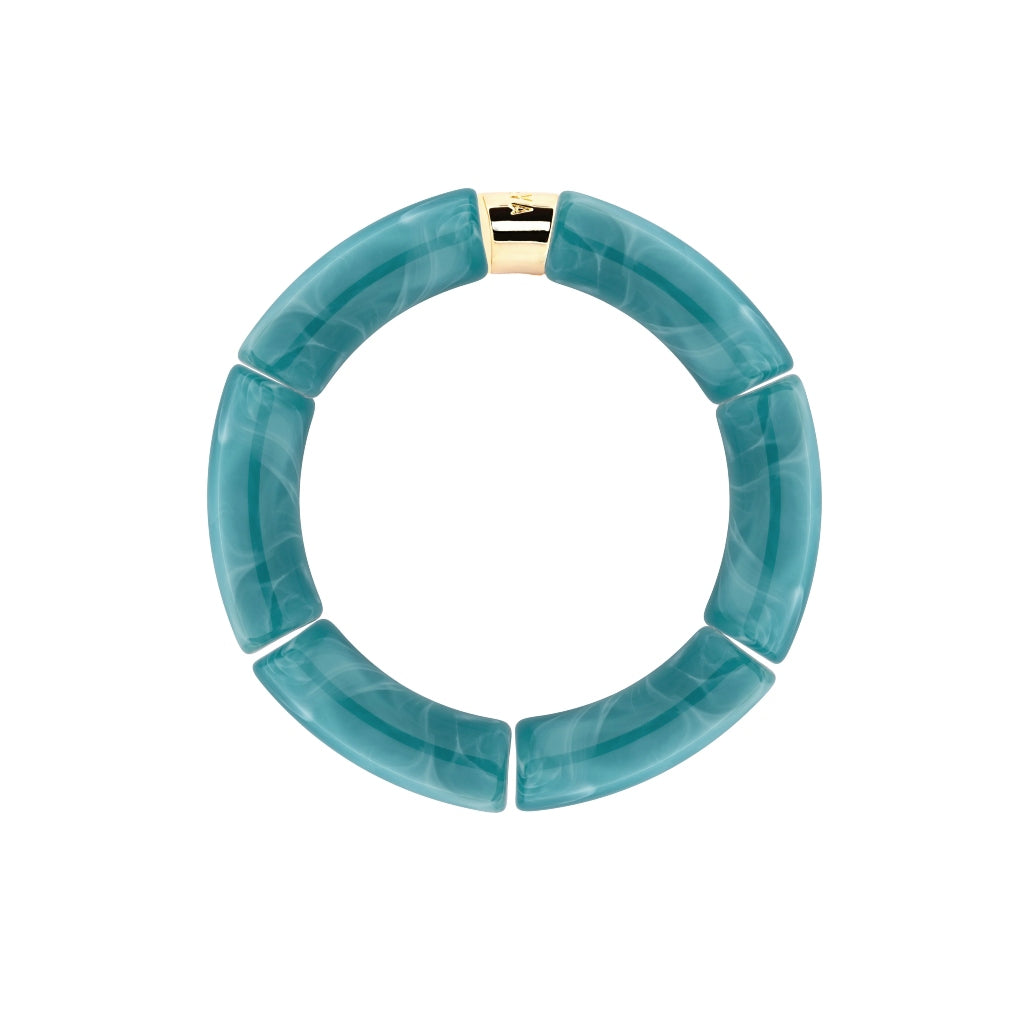 Colourful Resin Bracelet | Turquesa Mono | Parabaya
