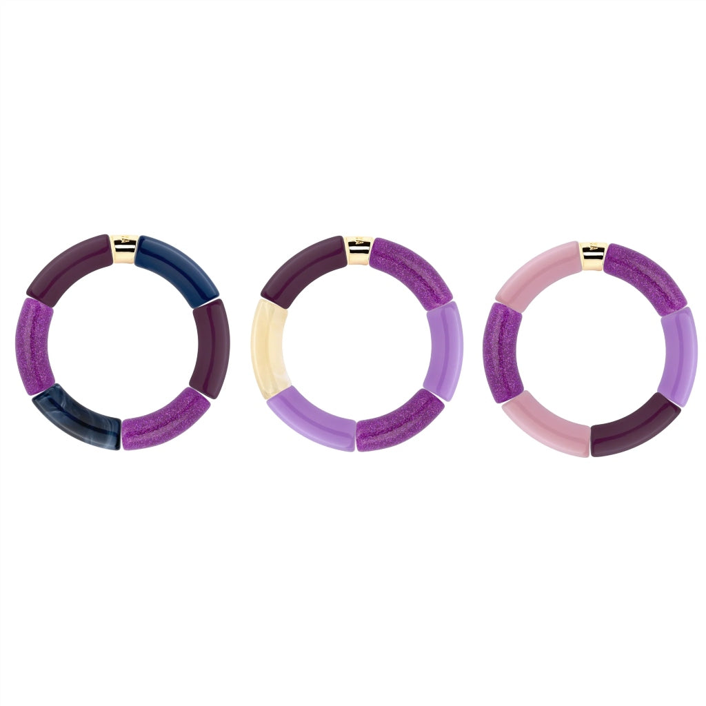 Colourful Resin Bracelet | Violeta | Parabaya