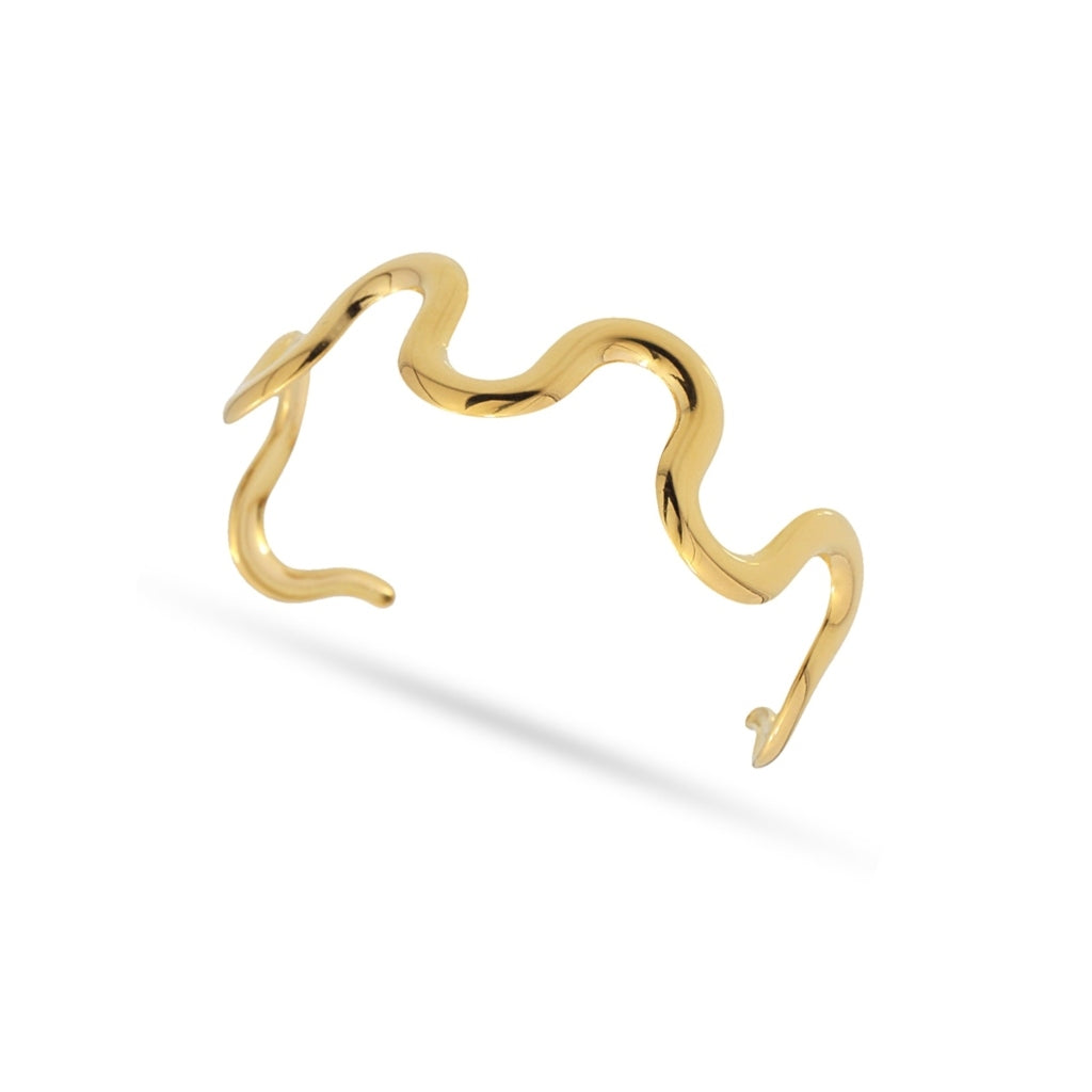 Wave Bangle Bracelet | Anartxy