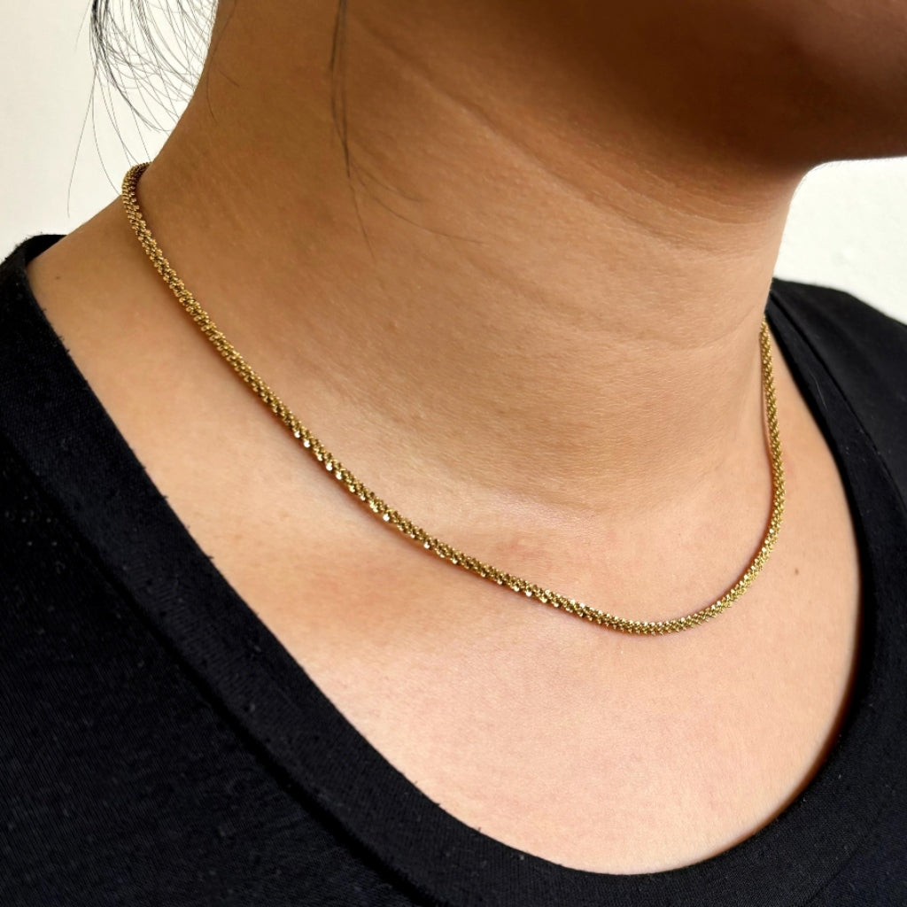 Dainty Twist Chain Necklace | Anartxy