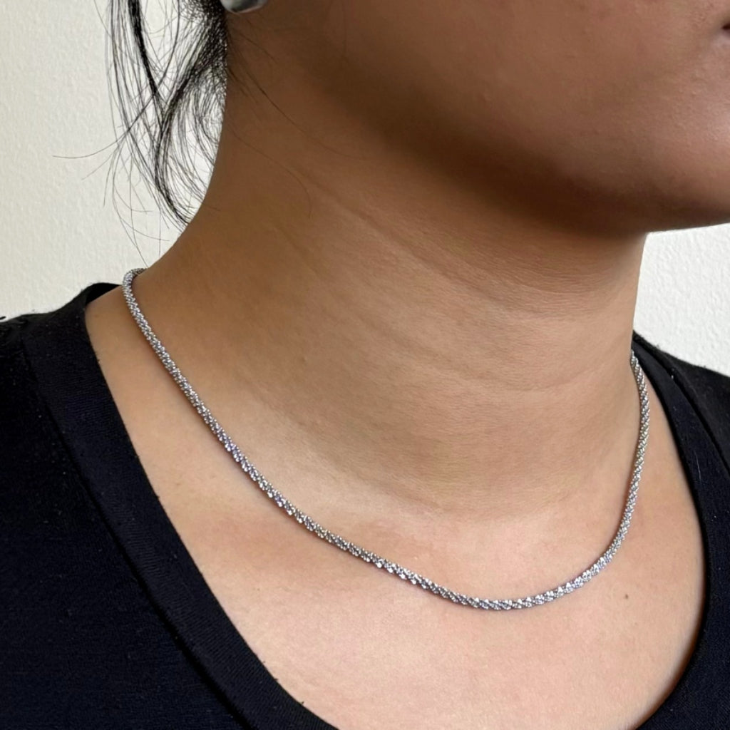 Dainty Twist Chain Necklace | Anartxy