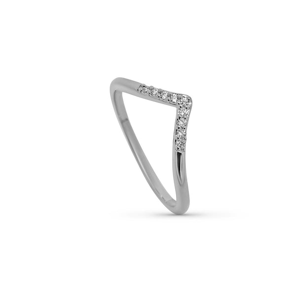 Silver Delicate Wishbone Ring | Durrus