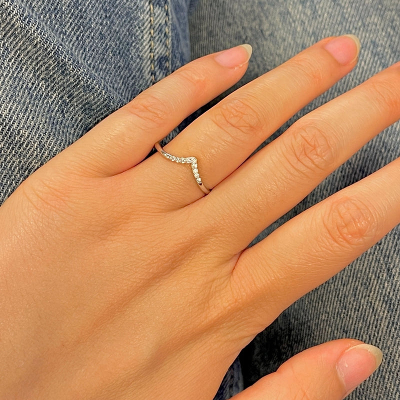 Silver Delicate Wishbone Ring | Durrus