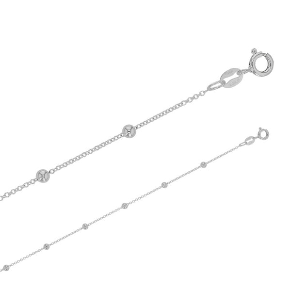 Silver Satellite Chain Bracelet