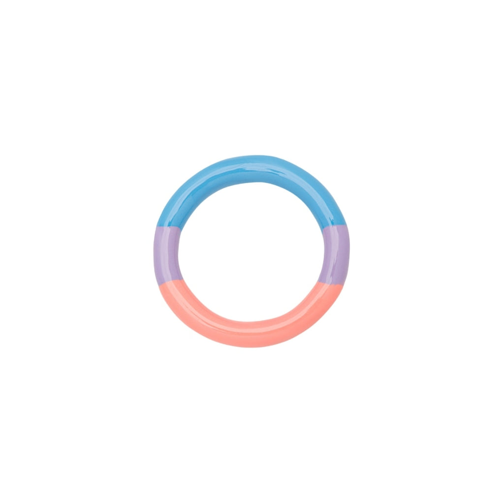 Enamel Triple Colour Ring | Lulu Copenhagen